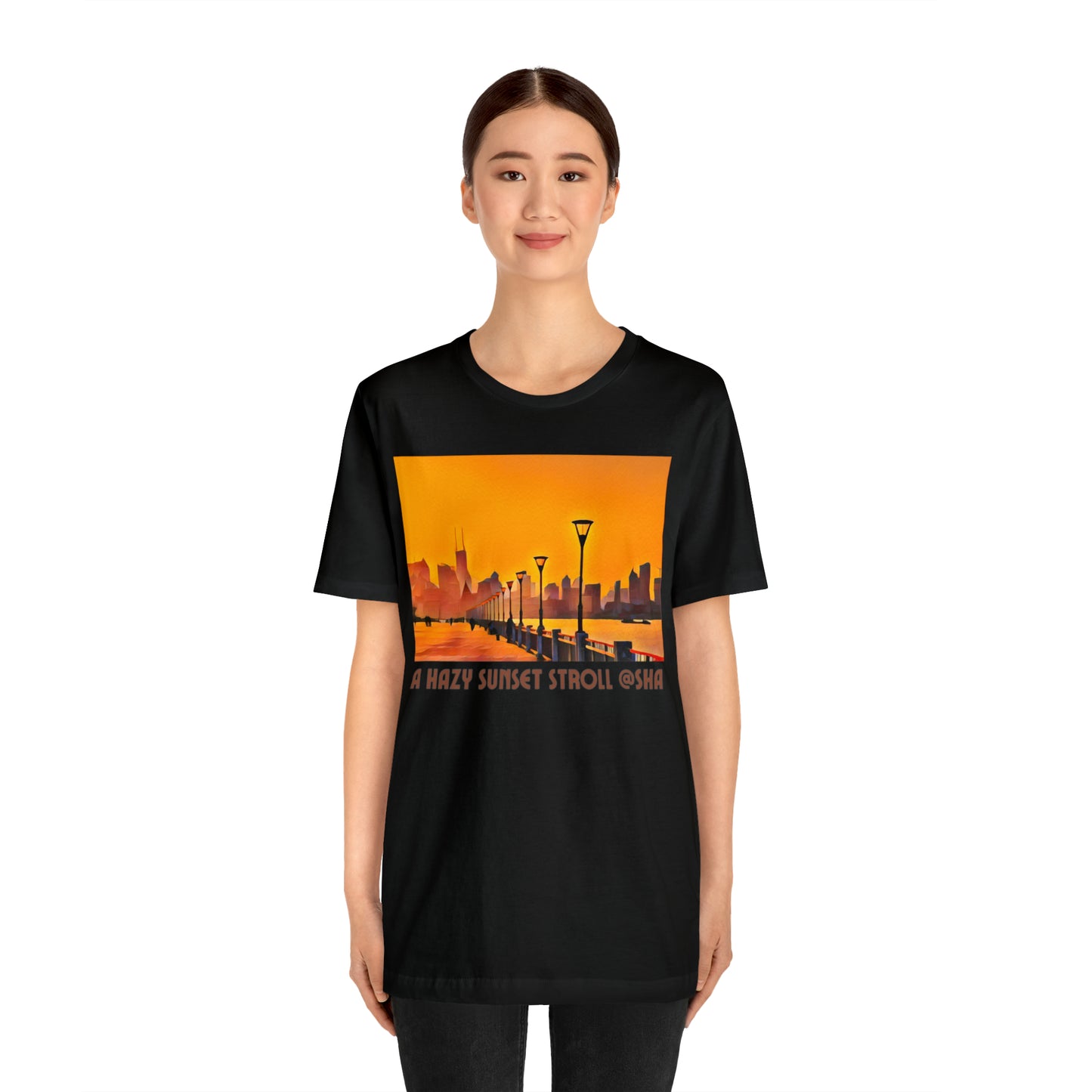 Comfy Short Sleeve T-Shirt: Shanghai