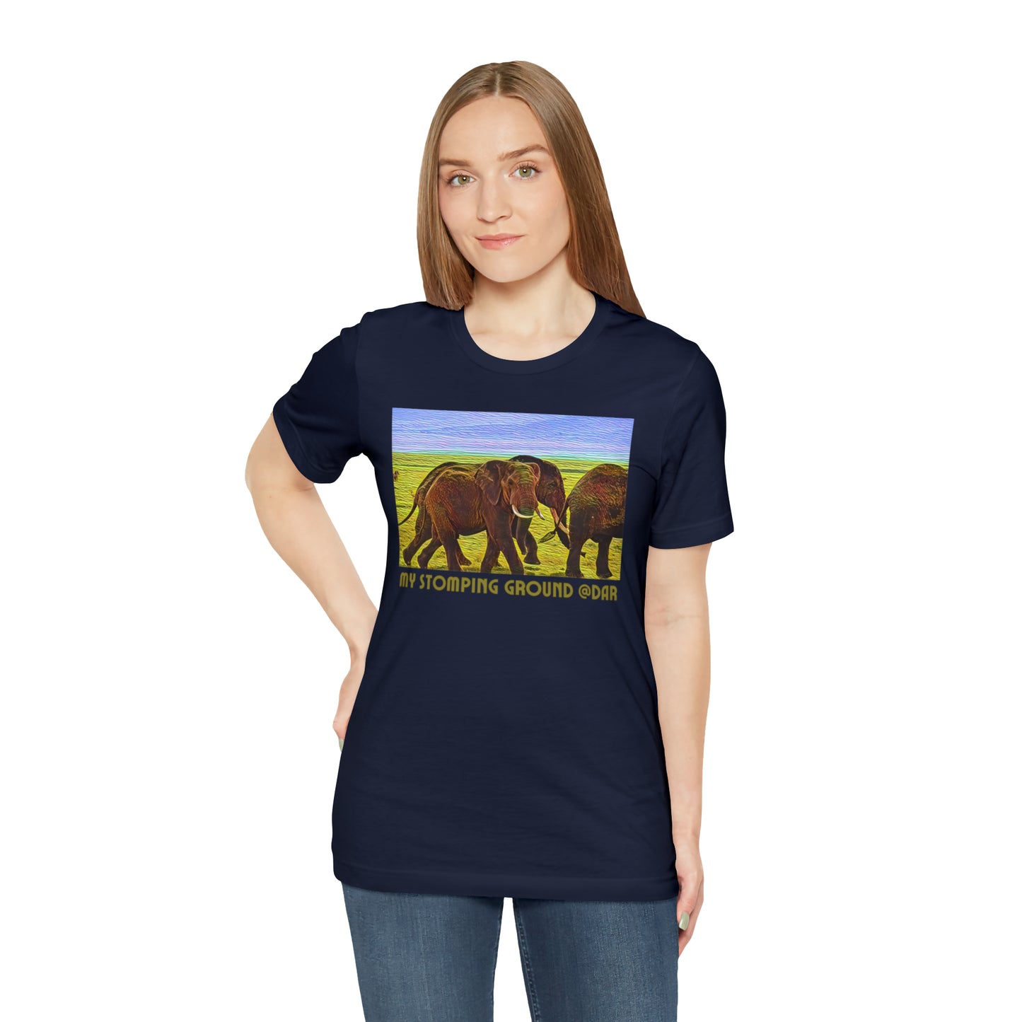 Comfy Short Sleeve Fun T-Shirt: Dar es Salaam