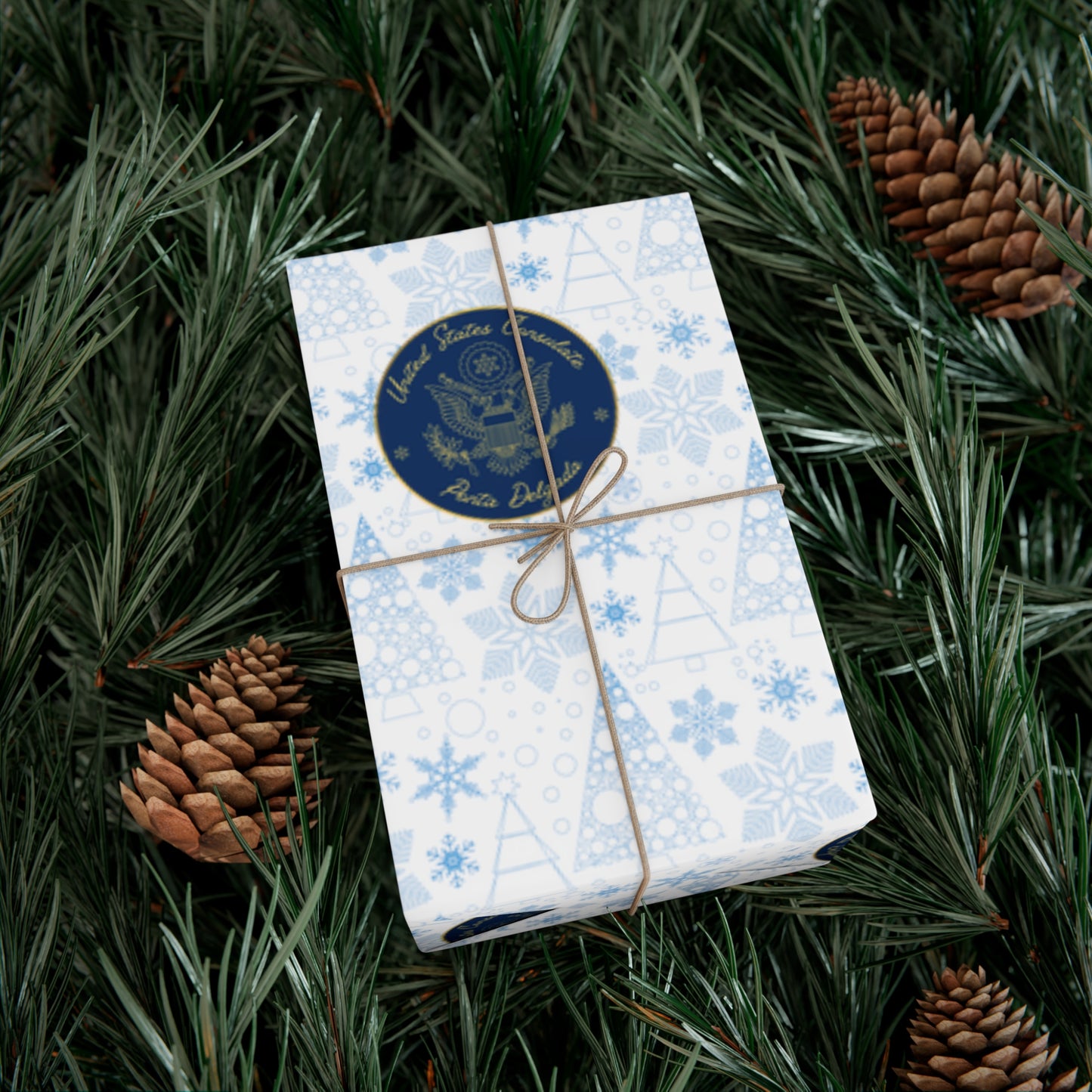 Holiday Gift Wrapping Paper: Ponta Delgada
