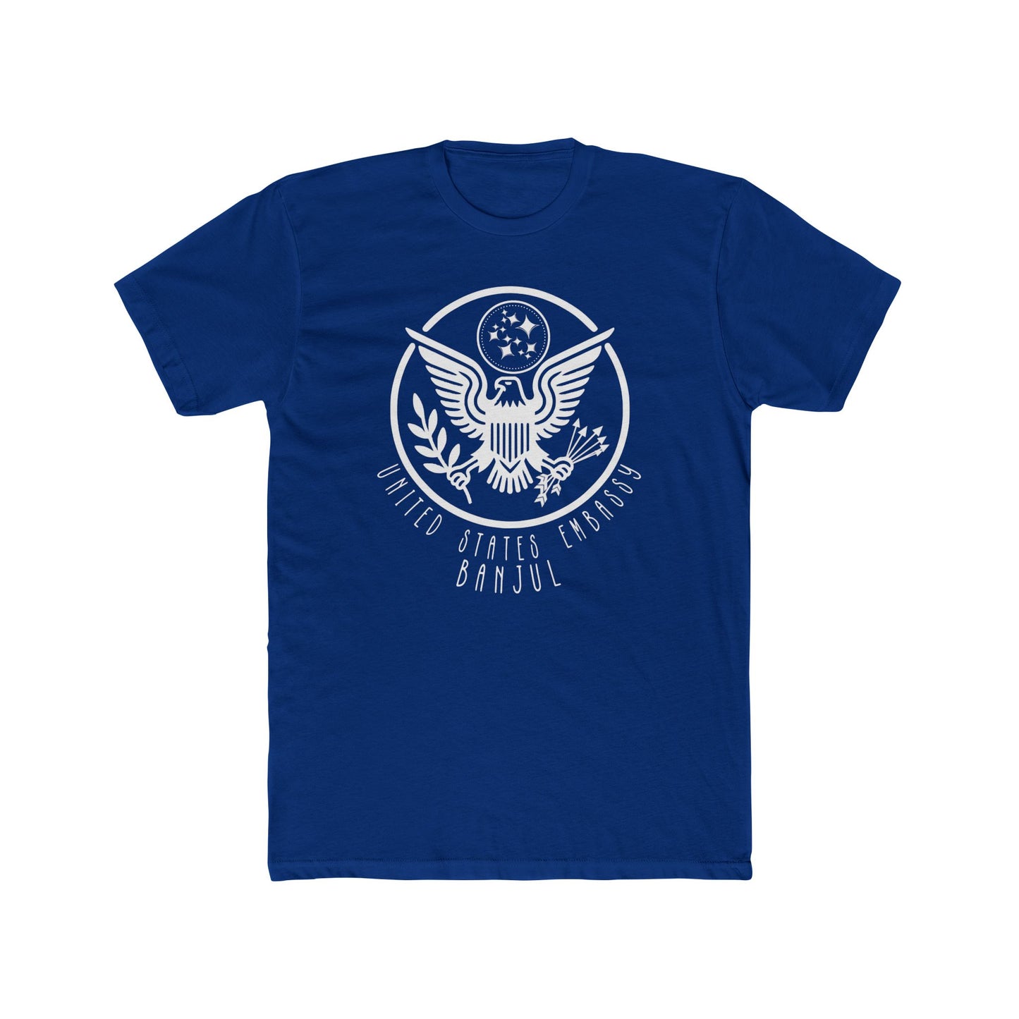 New Art Deco Cotton Crew Tee: Banjul