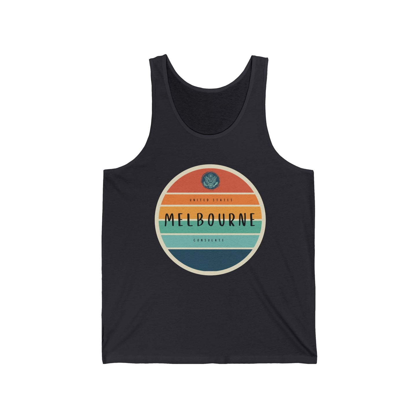 Setting Sun Tank Top: Melbourne