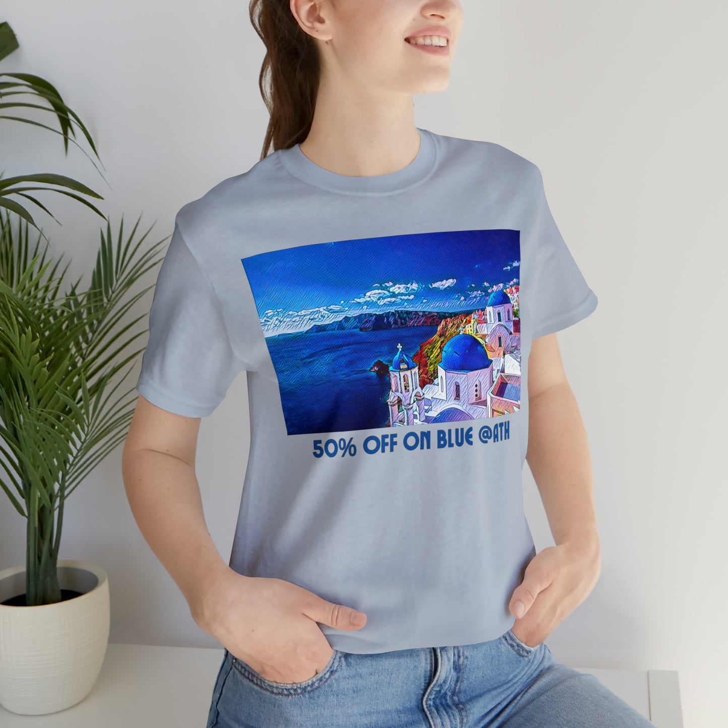 Comfy Short Sleeve T-Shirt: Greece