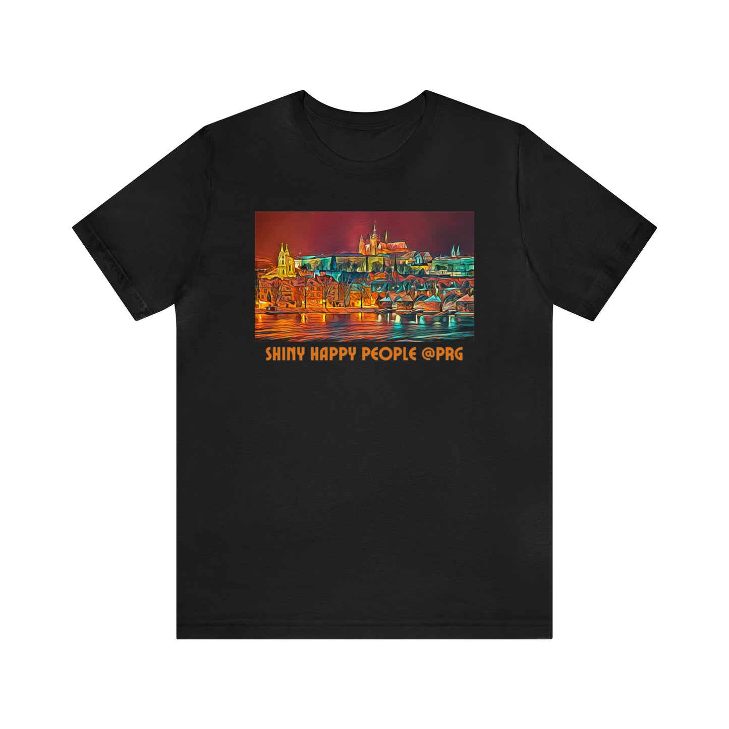 Comfy Short Sleeve T-Shirt: Prague