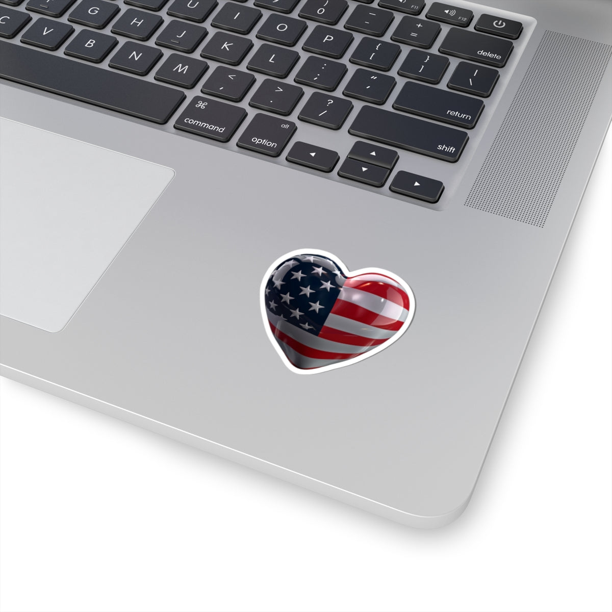 Kiss-Cut, Patriotic Heart Sticker: Global