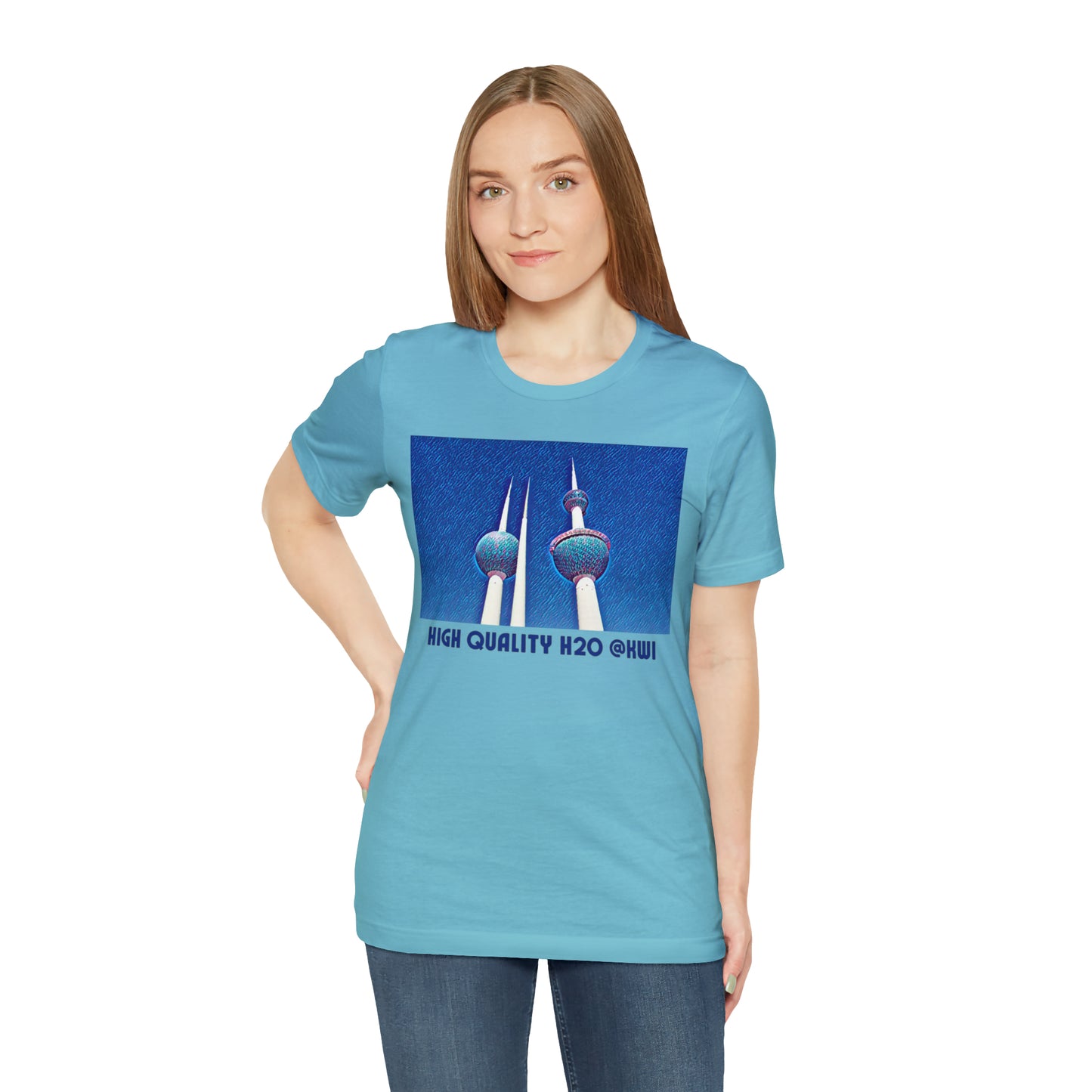 Comfy Short Sleeve Fun T-Shirt: Kuwait City