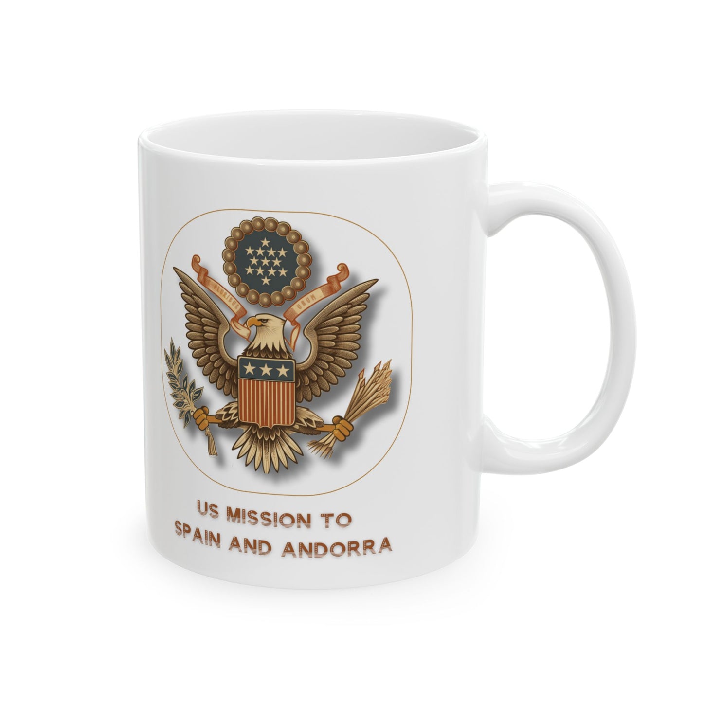 Vintage Great Seal Coffee Mug: Spain and Andorra