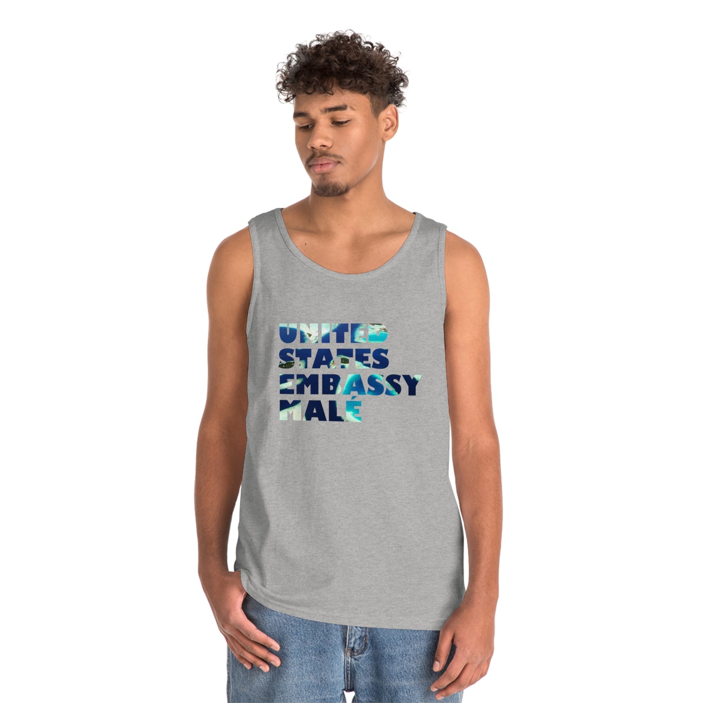 Read the Lines Tank Top: Male