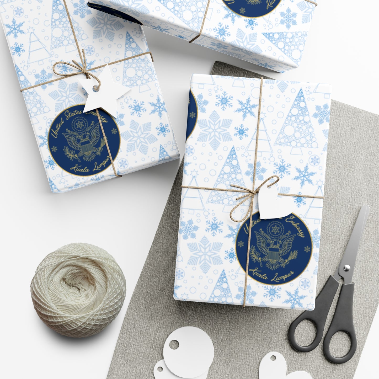 Holiday Gift Wrapping Paper: Kuala Lumpur