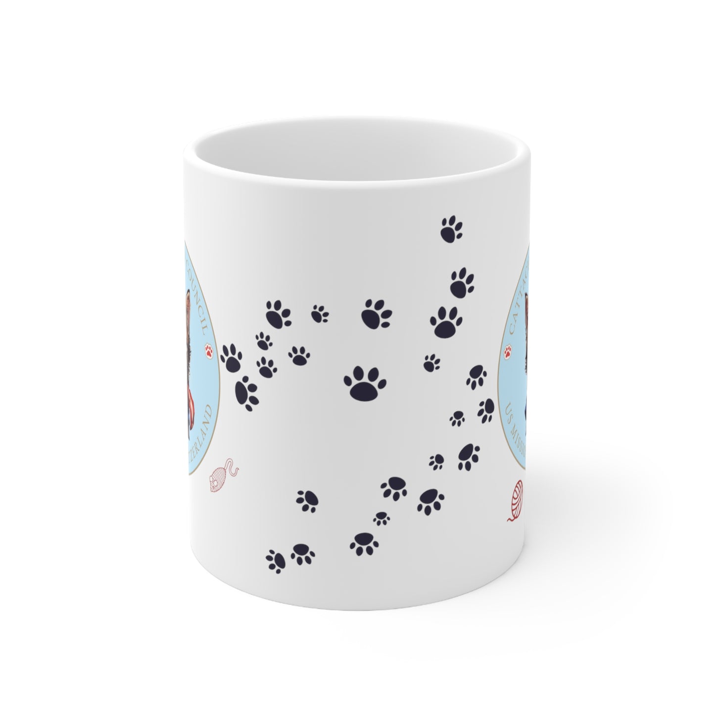 Cattache Mug, Tabby: Switzerland