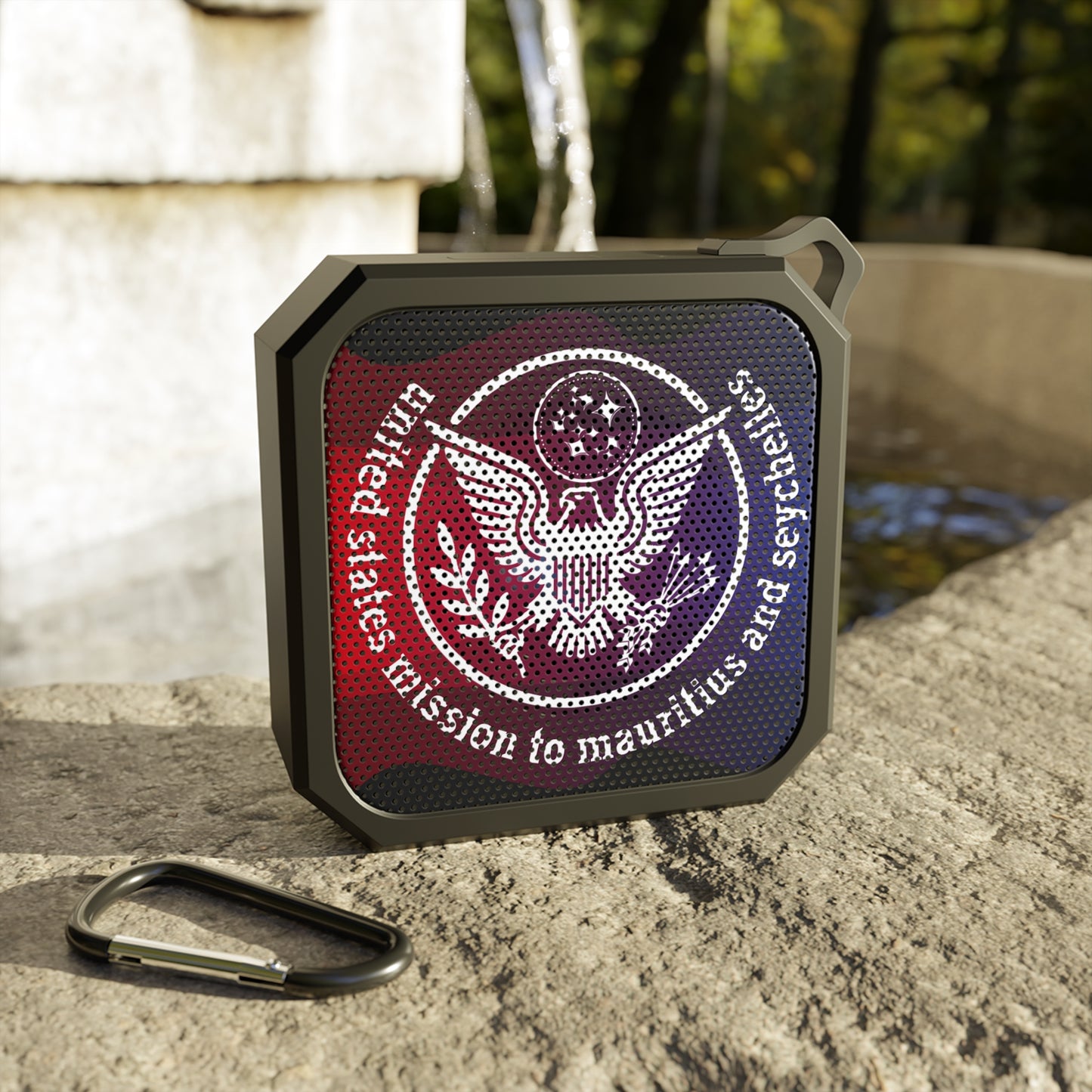 Red White and Blue, Outdoor Bluetooth Speaker: Mauritius and Seychelles