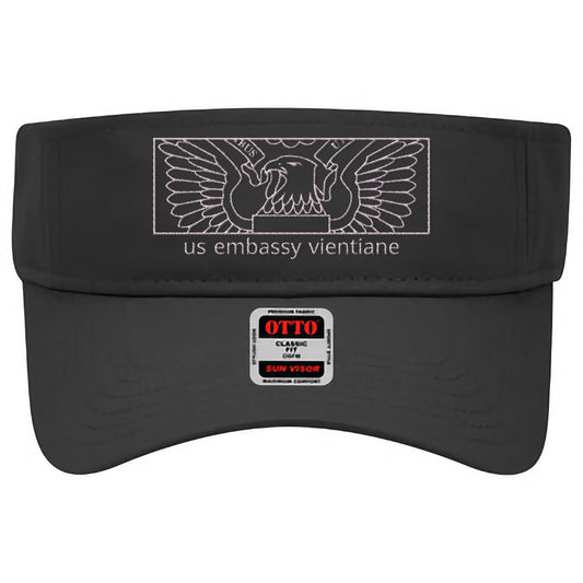 Modern Embroidered Visor: Vientiane