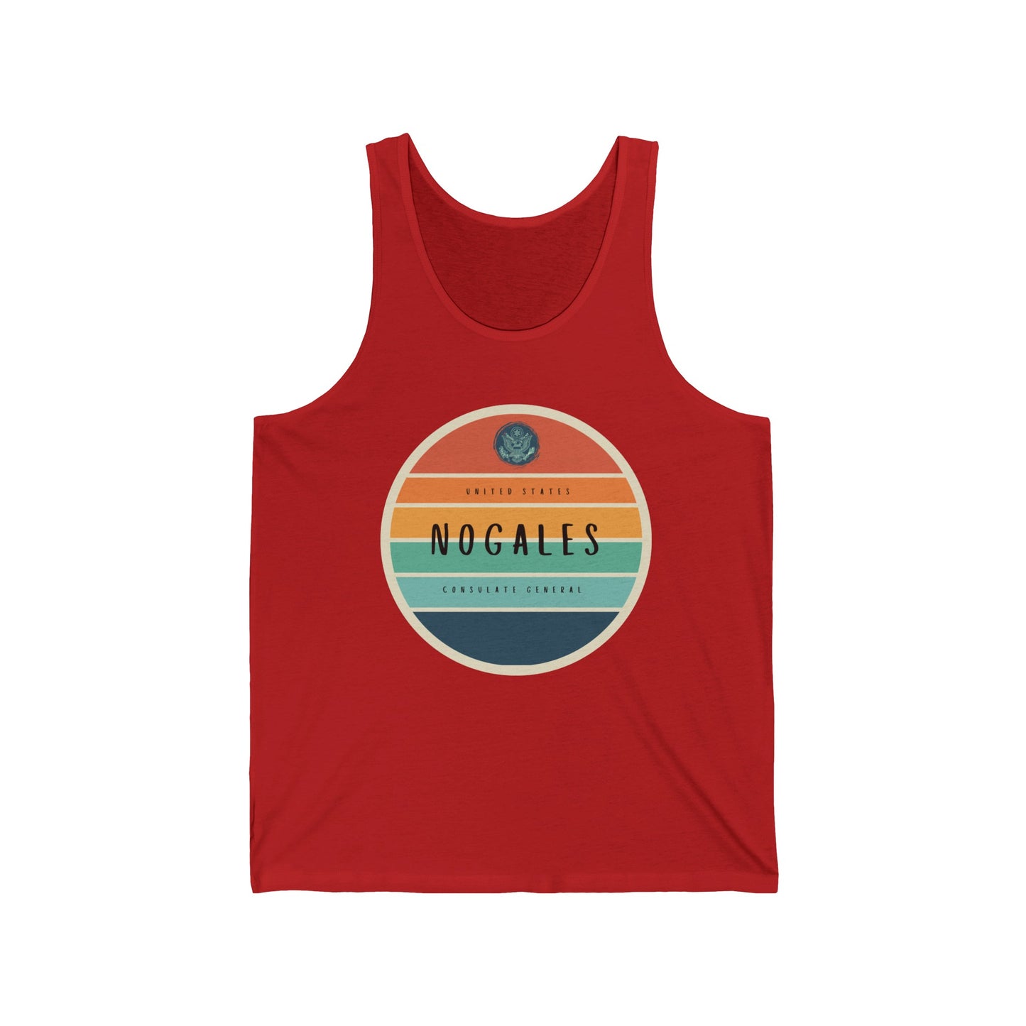 Setting Sun Tank Top: Nuevo Laredo