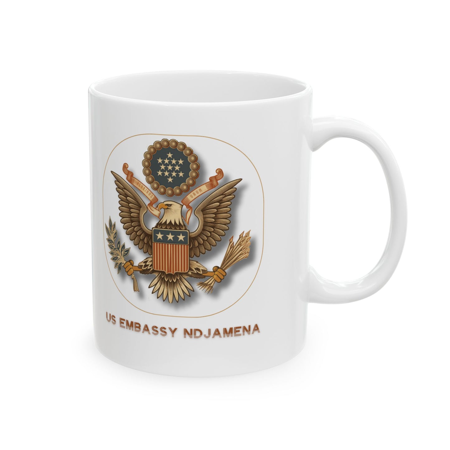 Vintage Great Seal Coffee Mug: Ndjamena