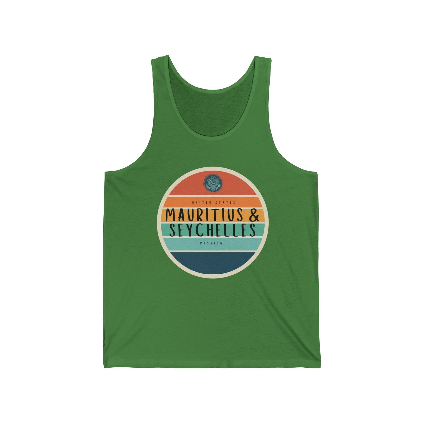 Setting Sun Tank Top: Mauritius and Seychelles