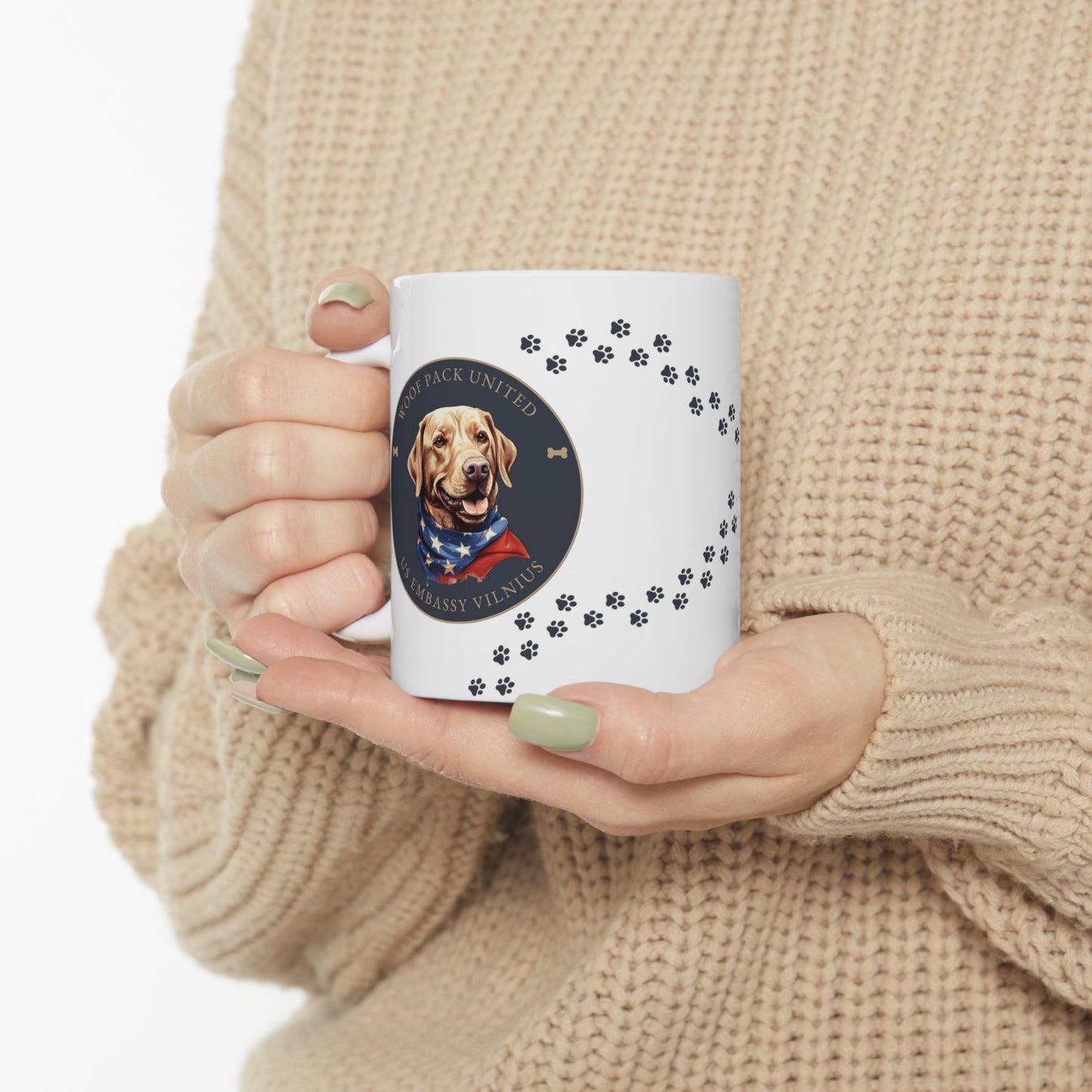 Woof Pack, Retriever Mug: Vilnius