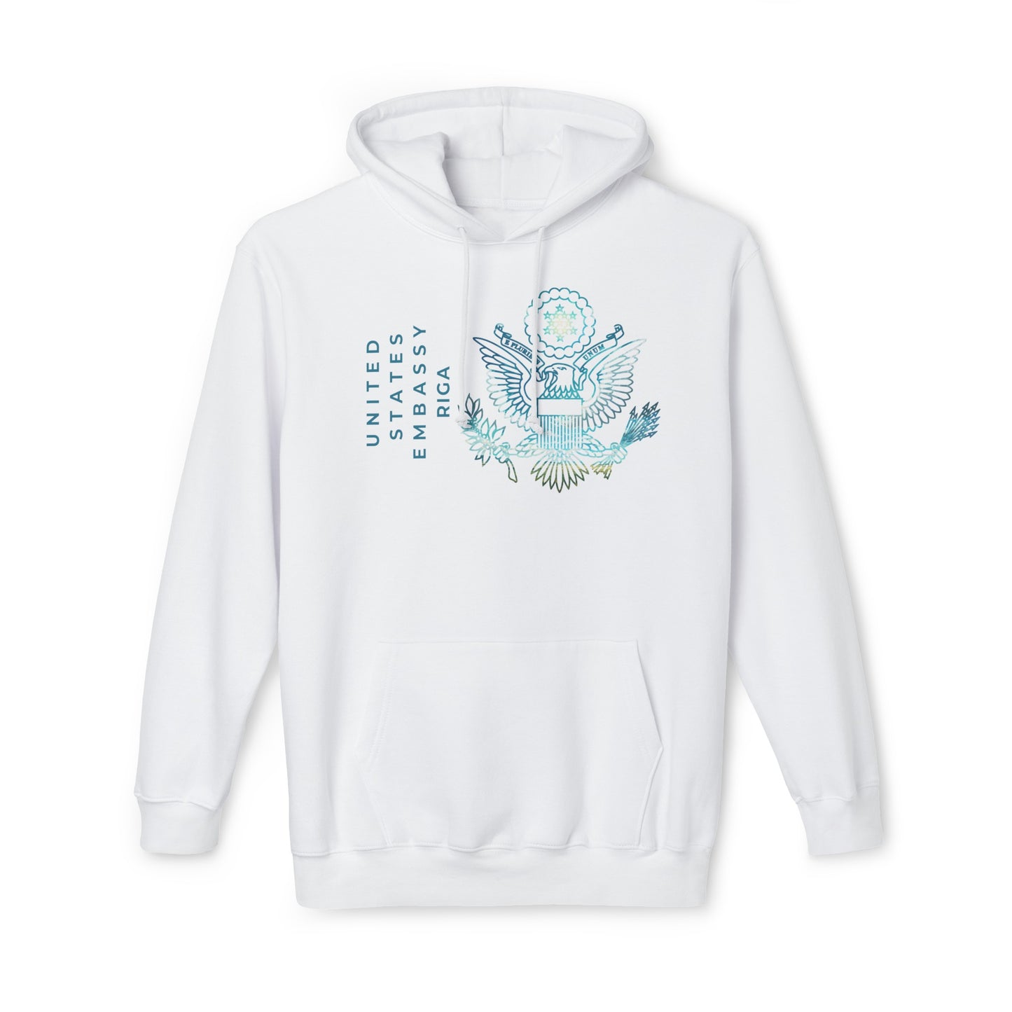 Modern, Made in the USA Hoodie: Riga