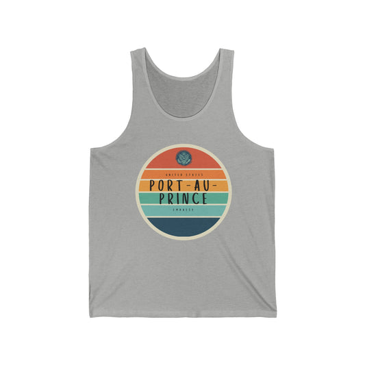 Setting Sun Tank Top: Port au Prince