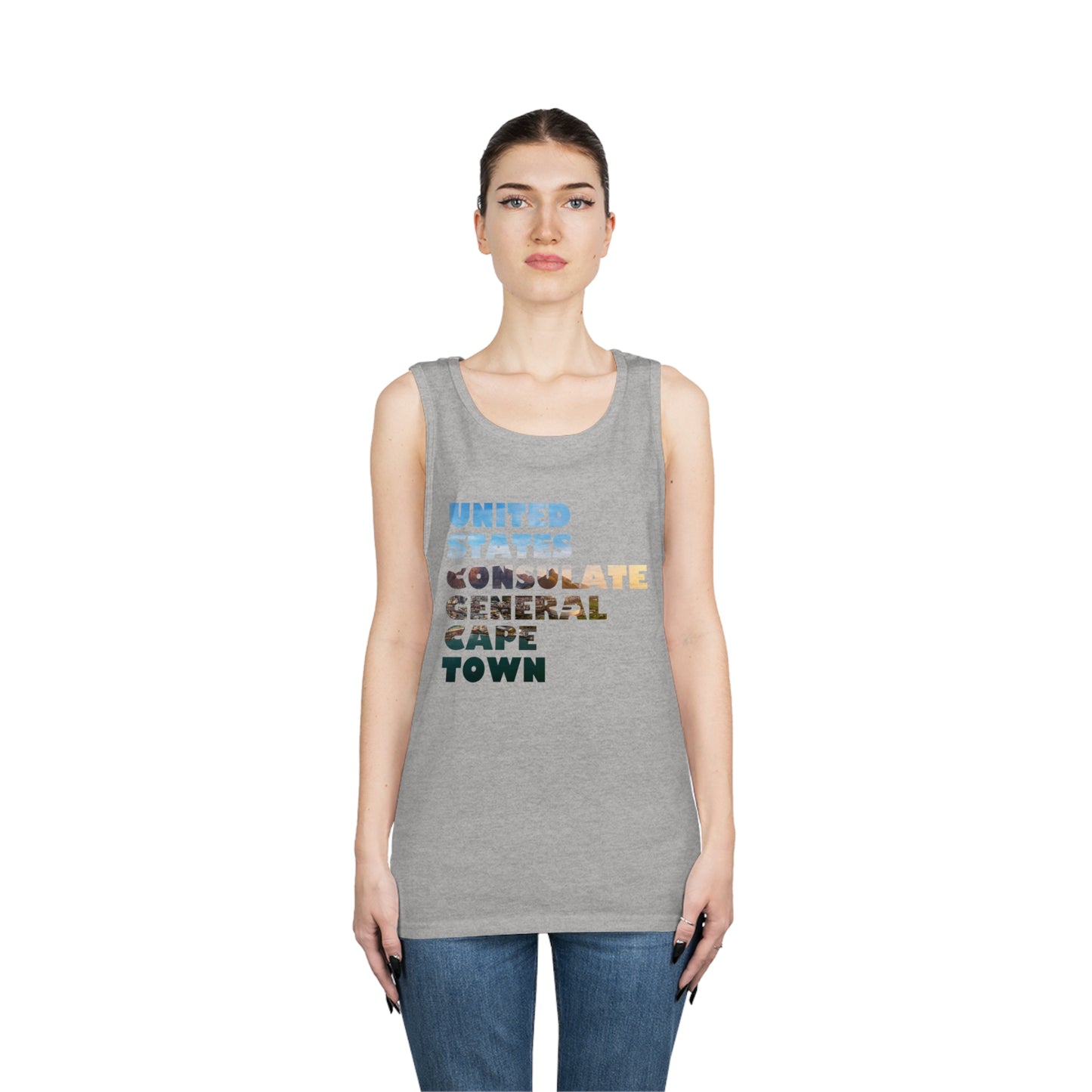 Read the Lines Tank Top: Cape Town