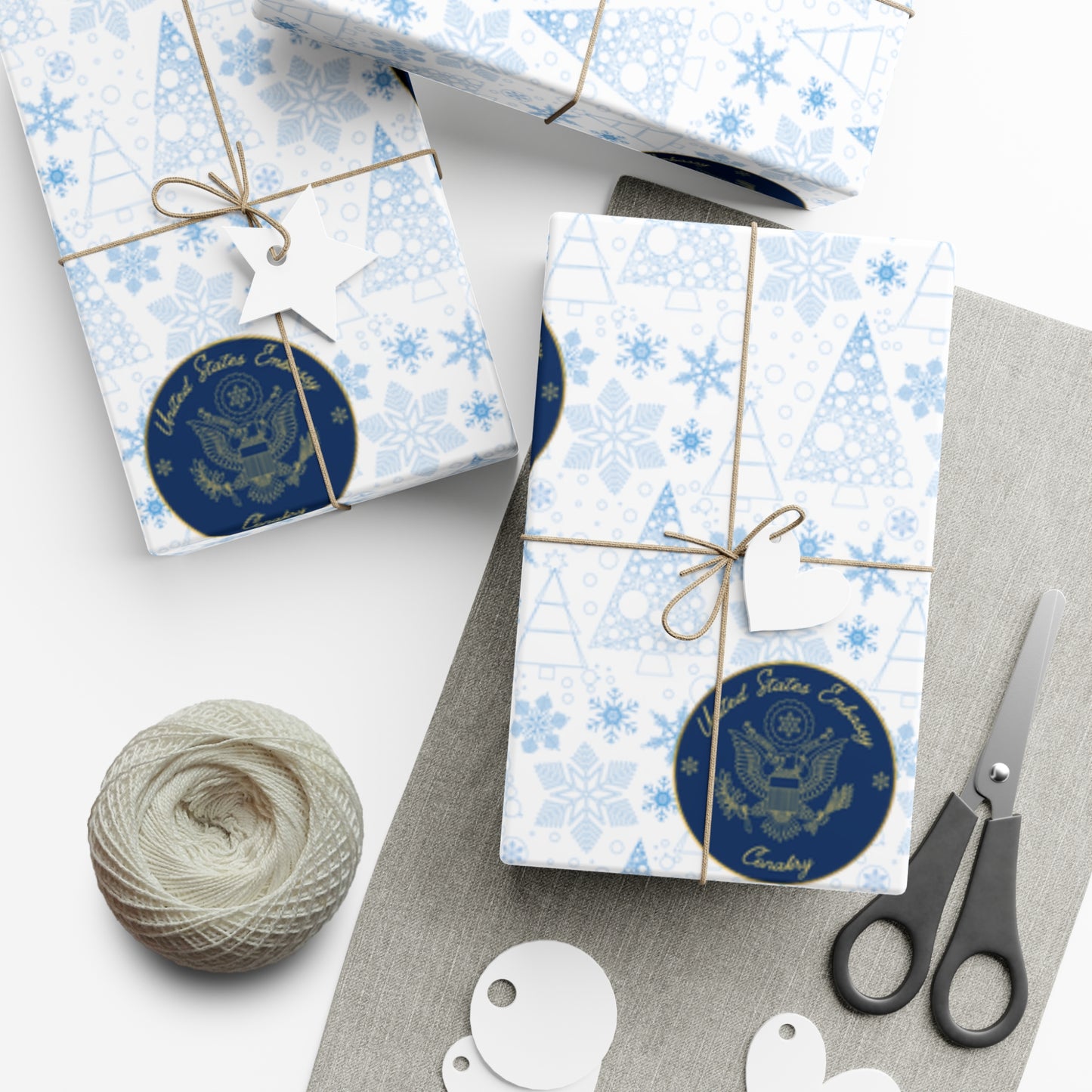 Holiday Gift Wrapping Paper: Conakry