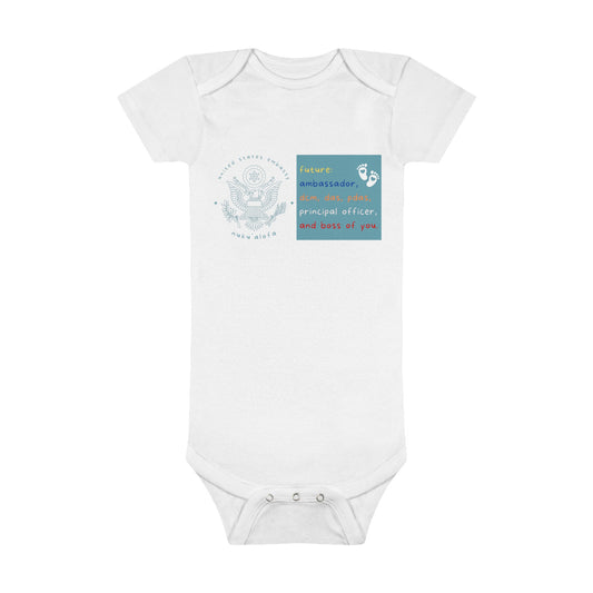 Nuku'Alofa Onesie® Organic Baby Bodysuit