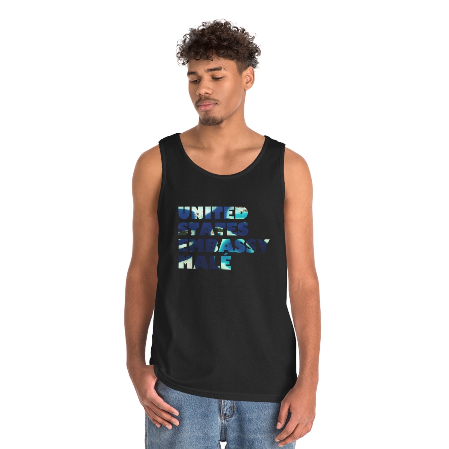 Read the Lines Tank Top: Male