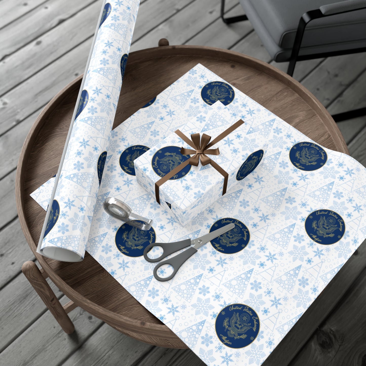 Holiday Gift Wrapping Paper: Abidjan