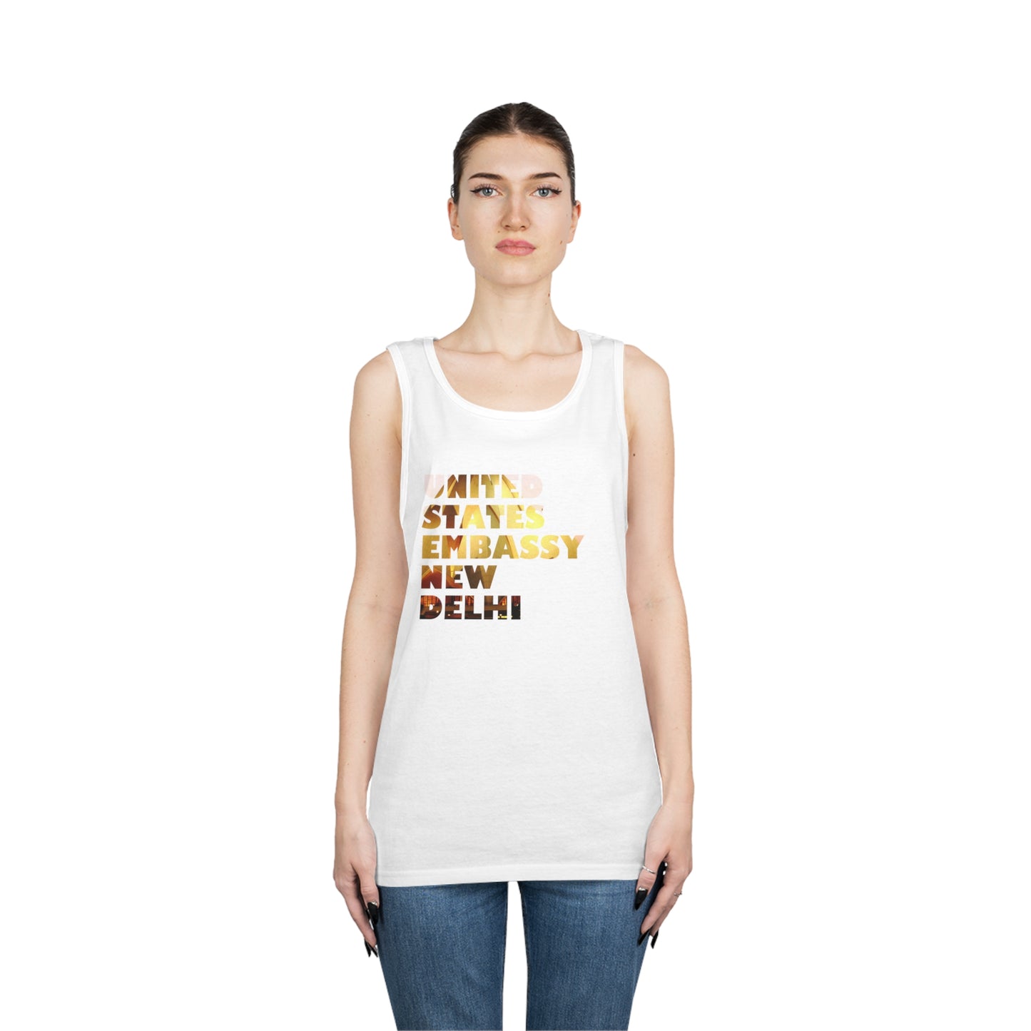 Read the Lines Tank Top: New Delhi