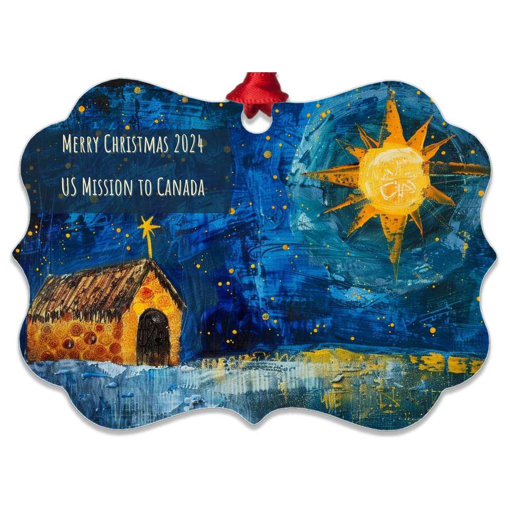 Metal Christmas Ornament, 2024: Canada