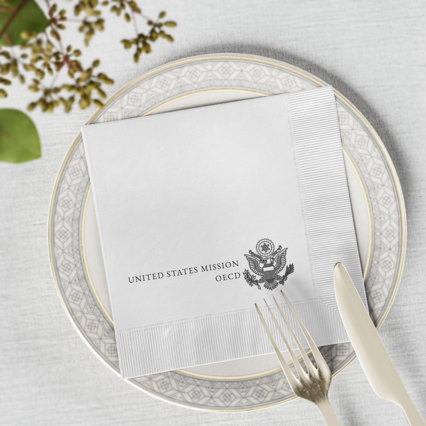 Classic Cocktail and Dinner Napkins: Global