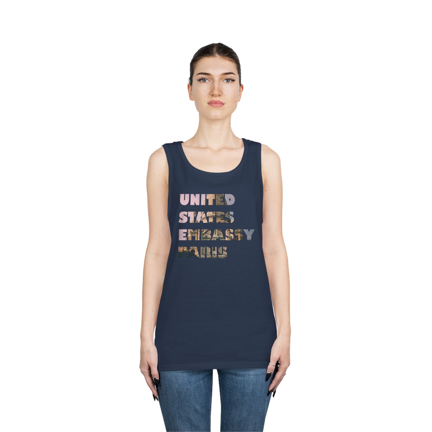 Read the Lines Tank Top: Paris