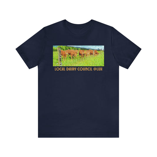 Comfy Short Sleeve Fun T-Shirt: Luxembourg