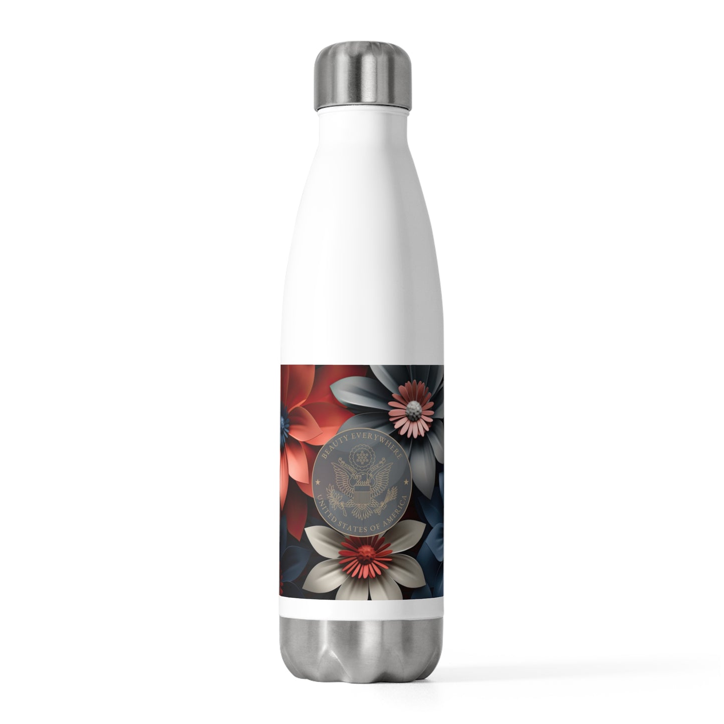 3D Beauty Blooming Stainless Steel Bottle: Global