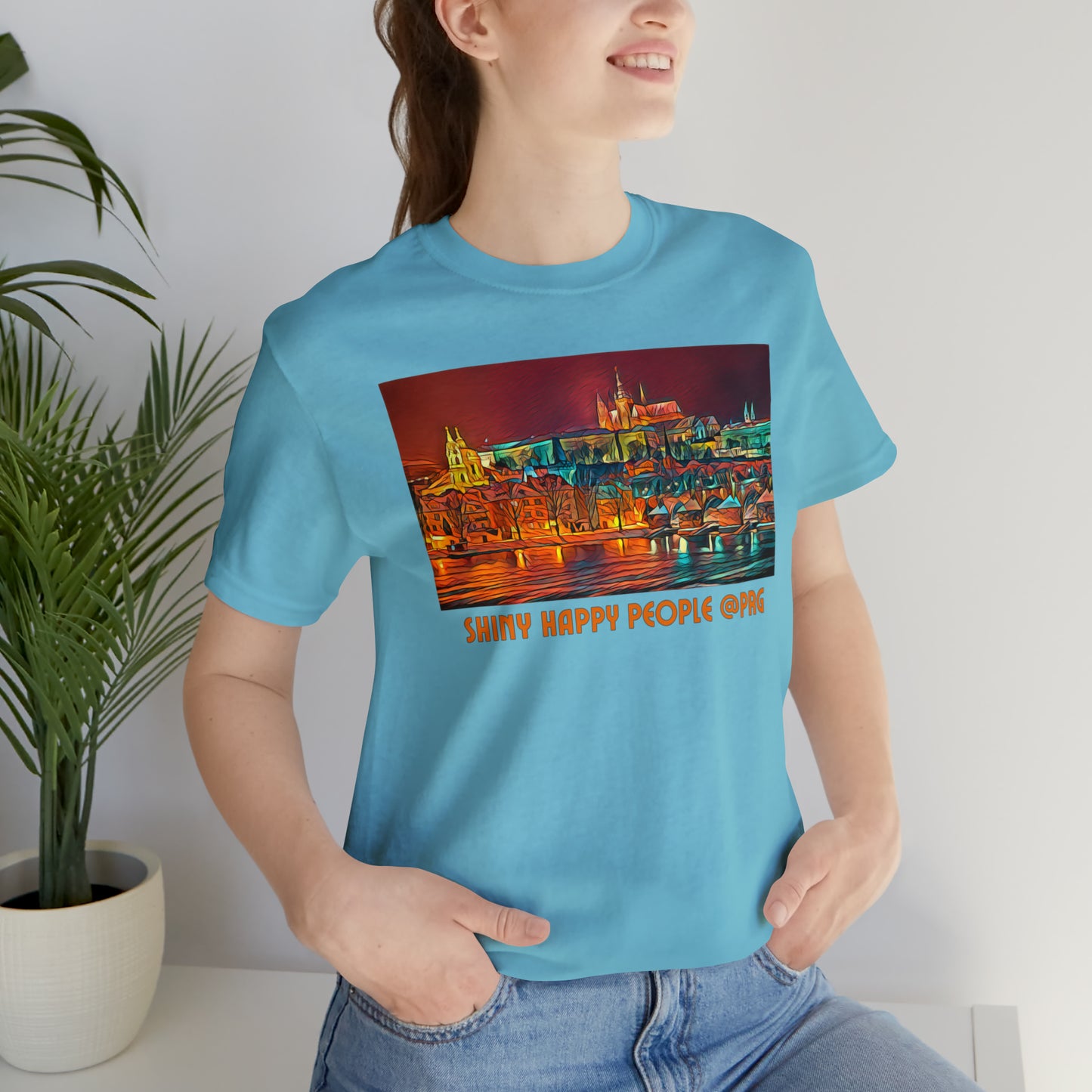 Comfy Short Sleeve T-Shirt: Prague