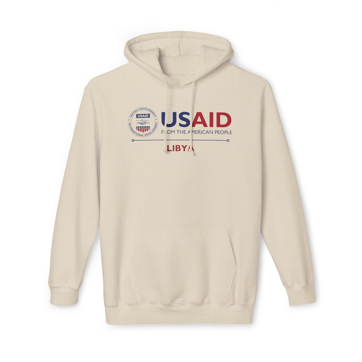 Made in the USA Hoodie, USAID: Libya