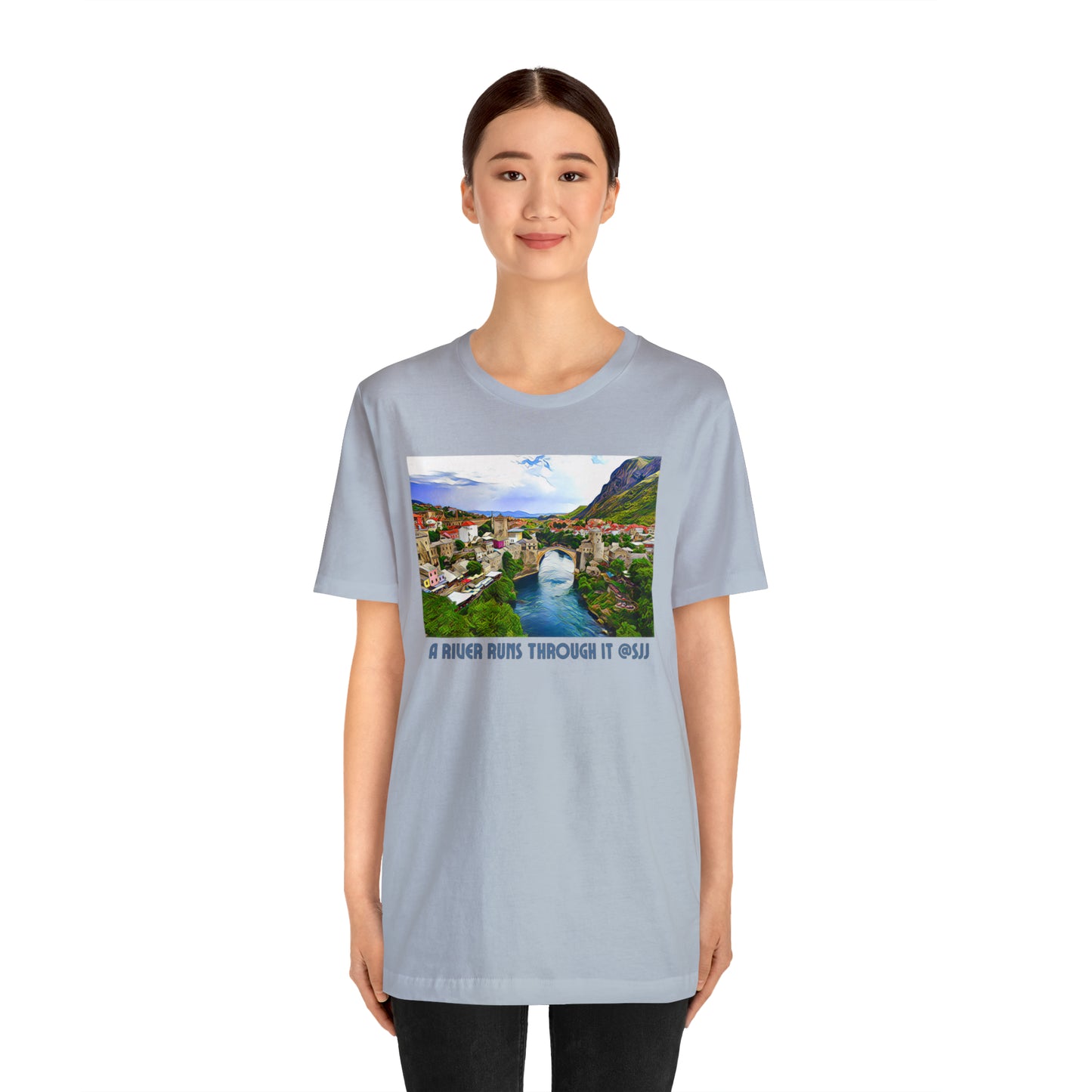 Light and Comfy Short Sleeve T-Shirt: Sarajevo