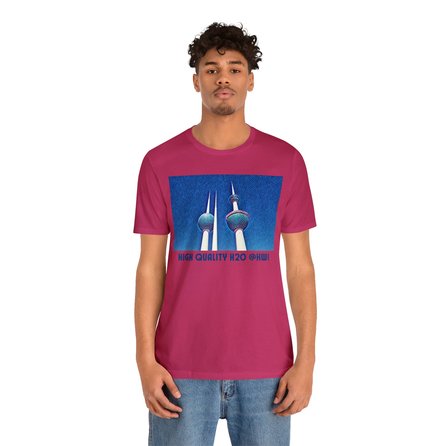 Comfy Short Sleeve Fun T-Shirt: Kuwait City