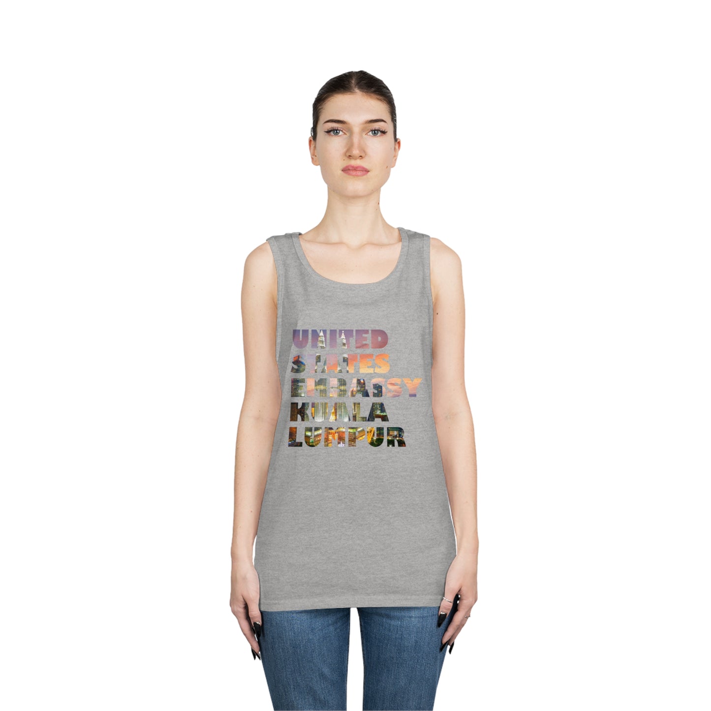 Read the Lines Tank Top: Kuala Lumpur