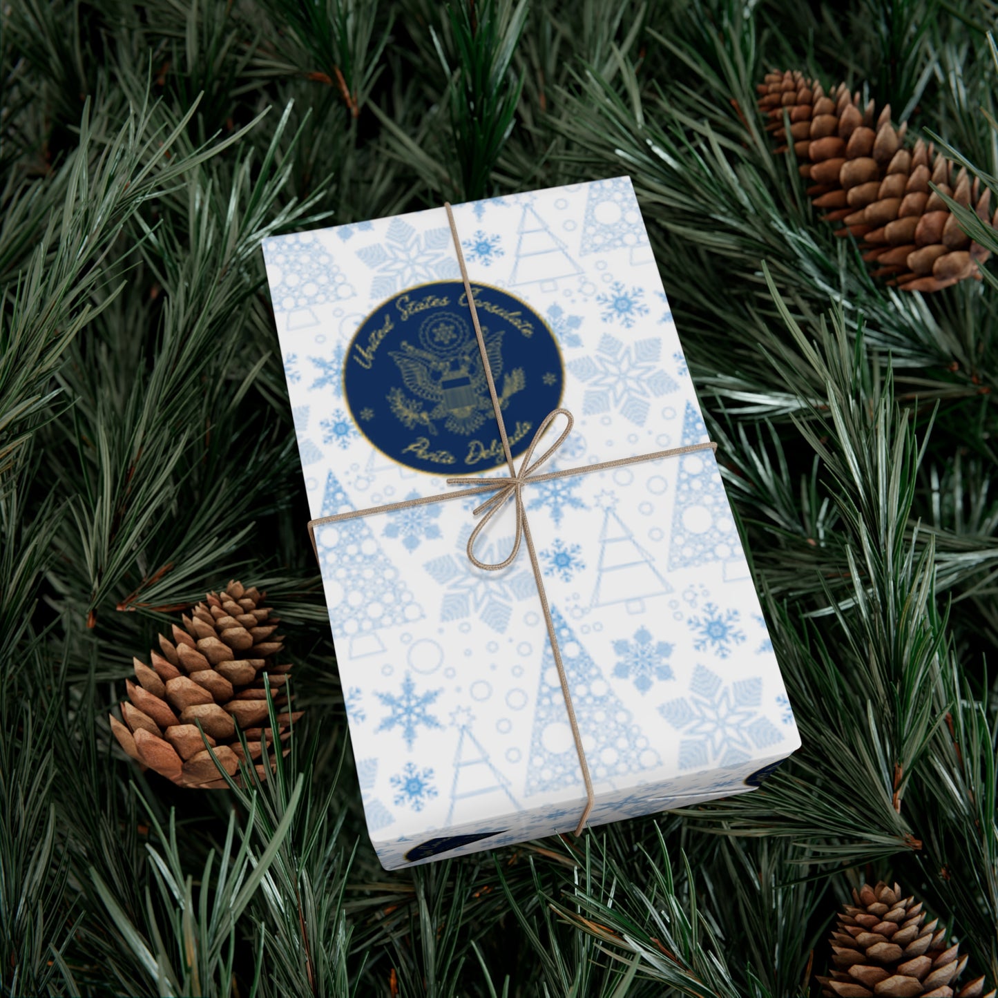 Holiday Gift Wrapping Paper: Ponta Delgada