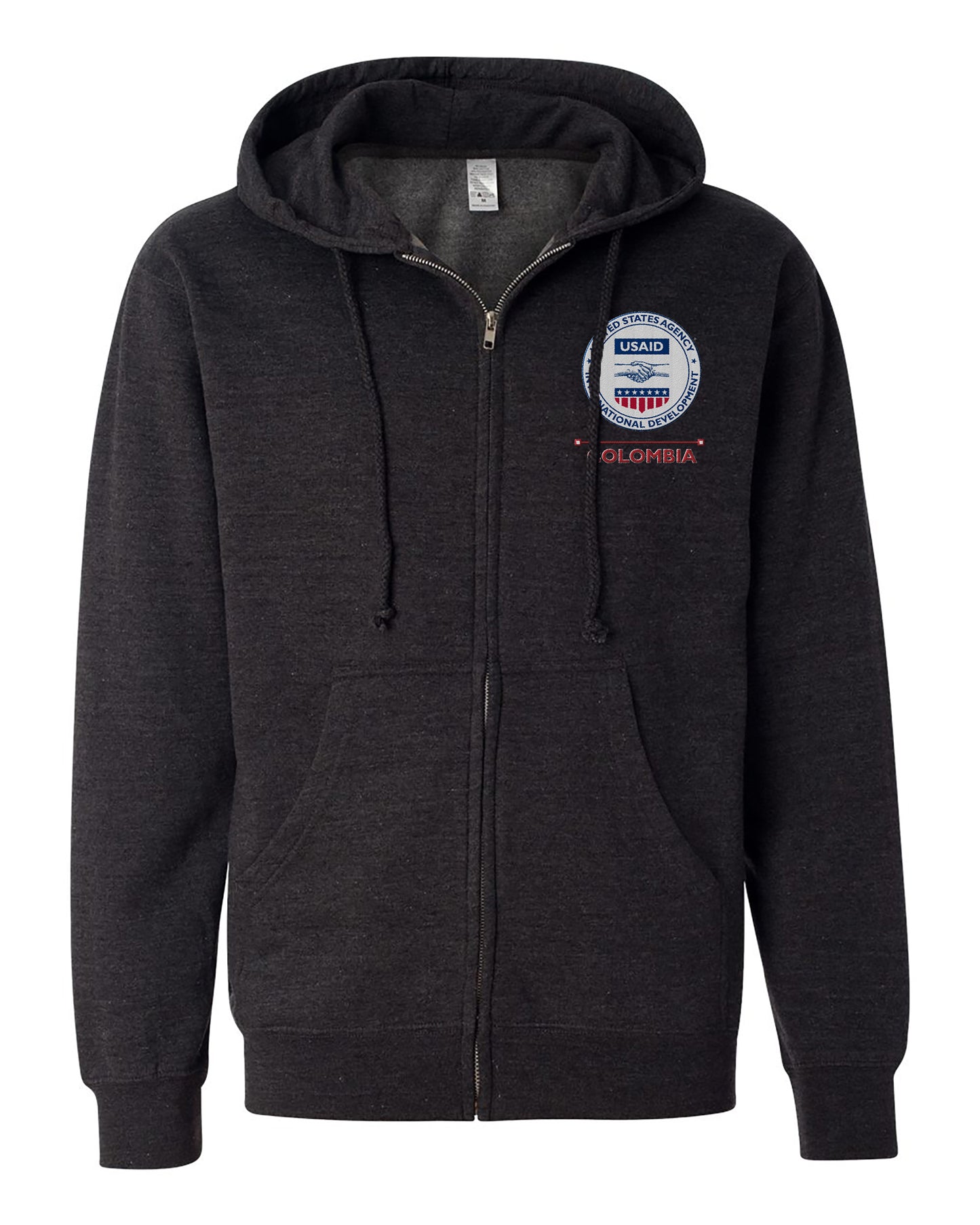 USAID Embroidered Hoodie: Colombia