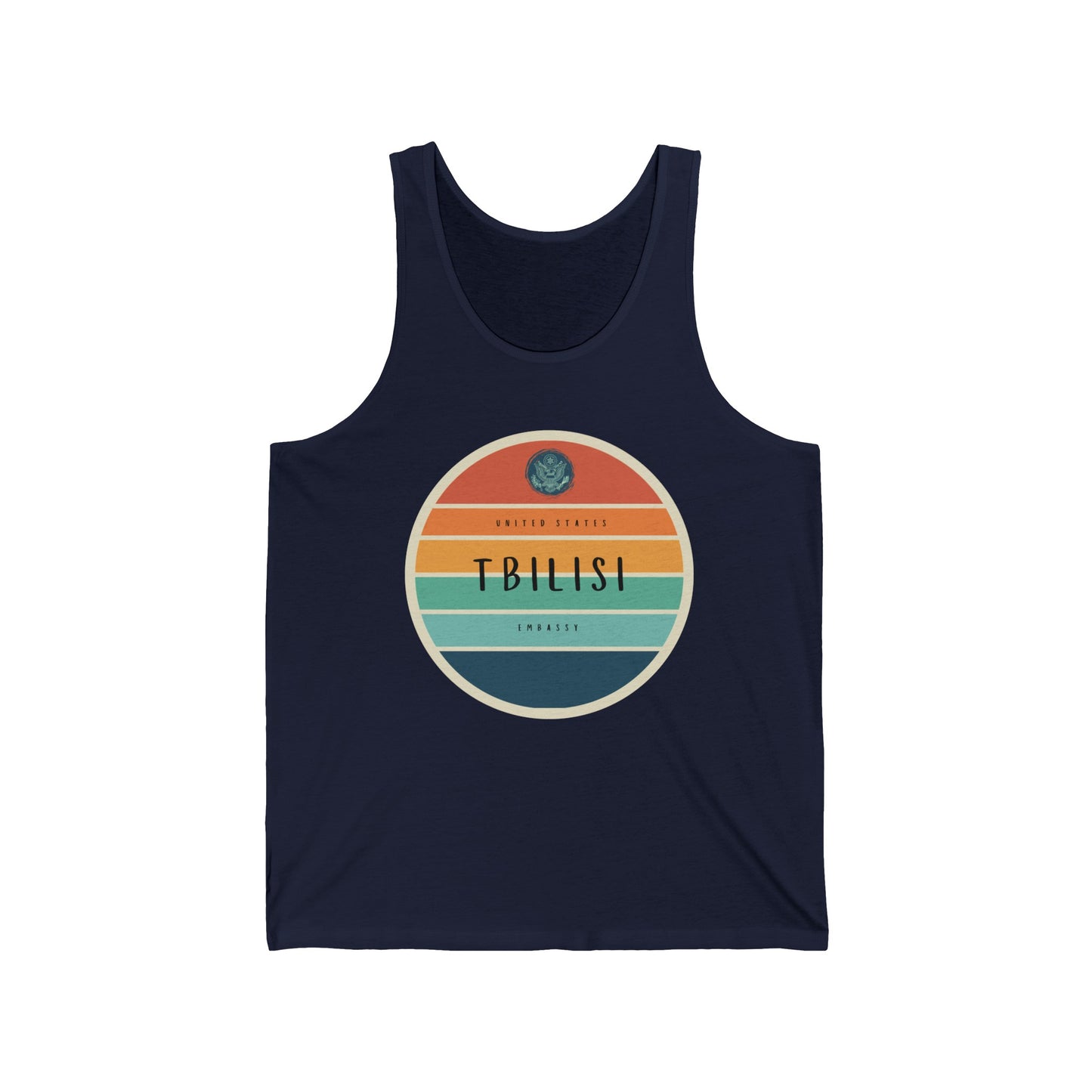 Setting Sun Tank Top: Tbilisi