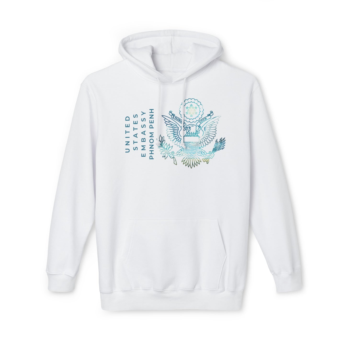 Modern, Made in the USA Hoodie: Phnom Penh