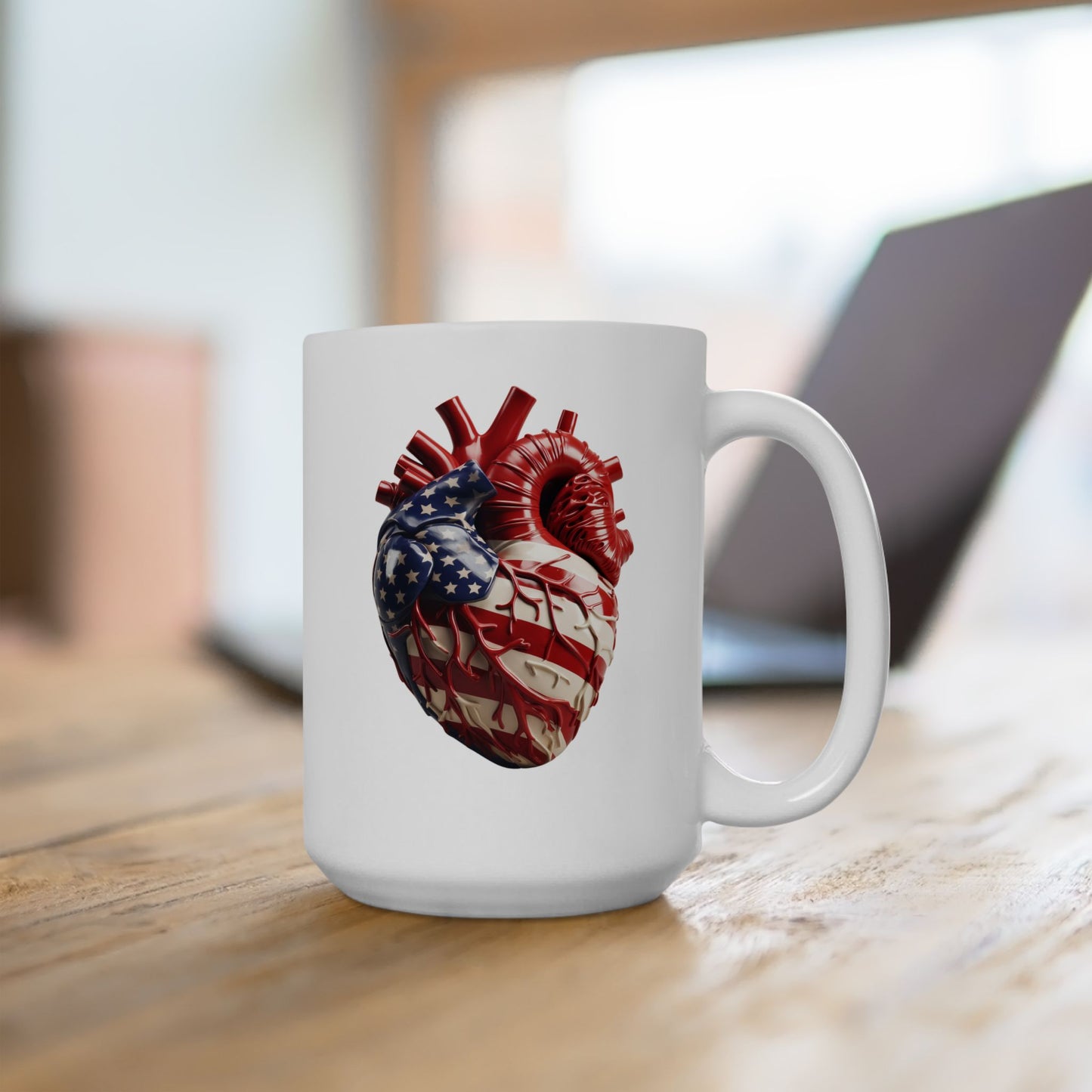 Heart of a Patriot Mug: Global