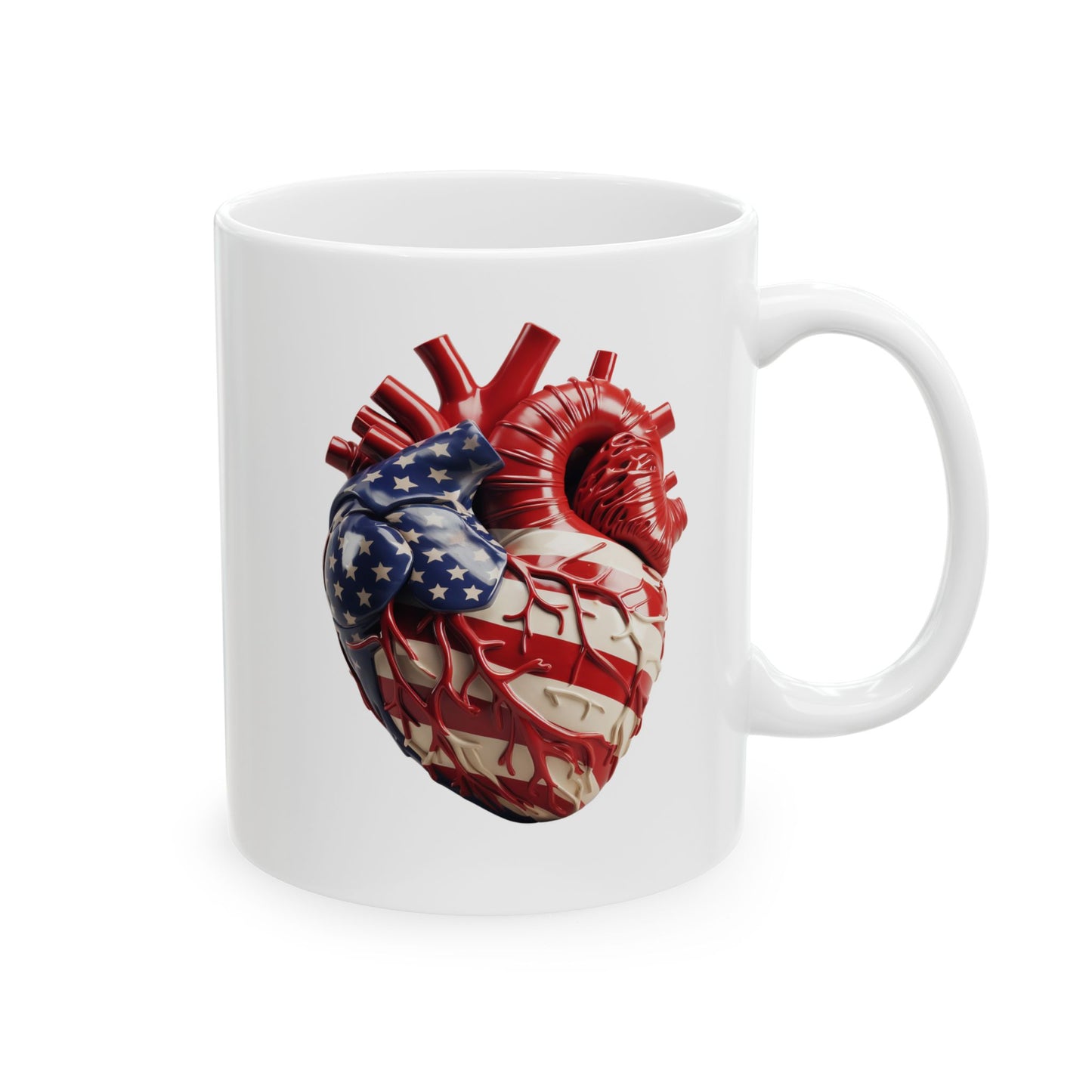 Heart of a Patriot Mug: Global