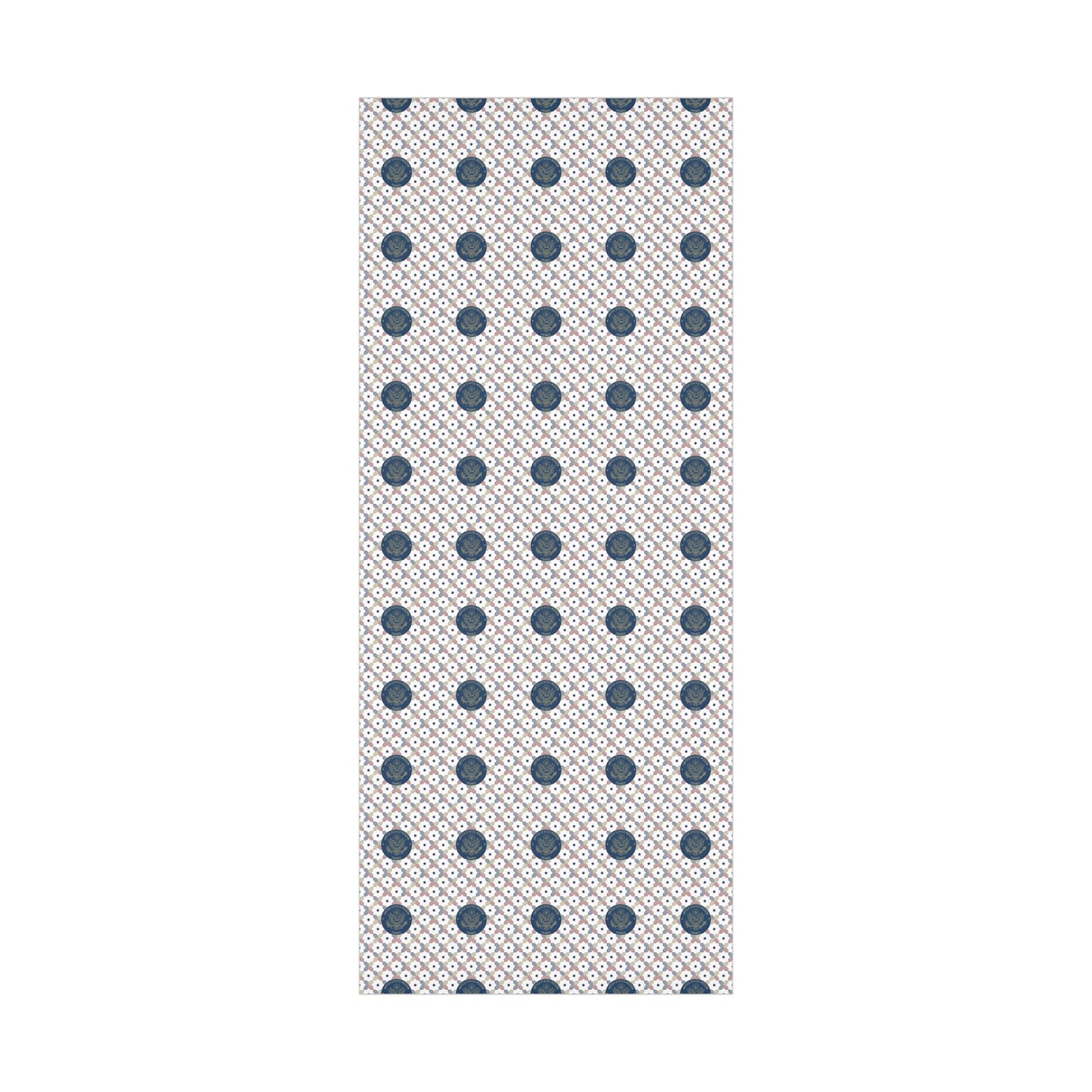 Geometric Gift Wrap Paper: France