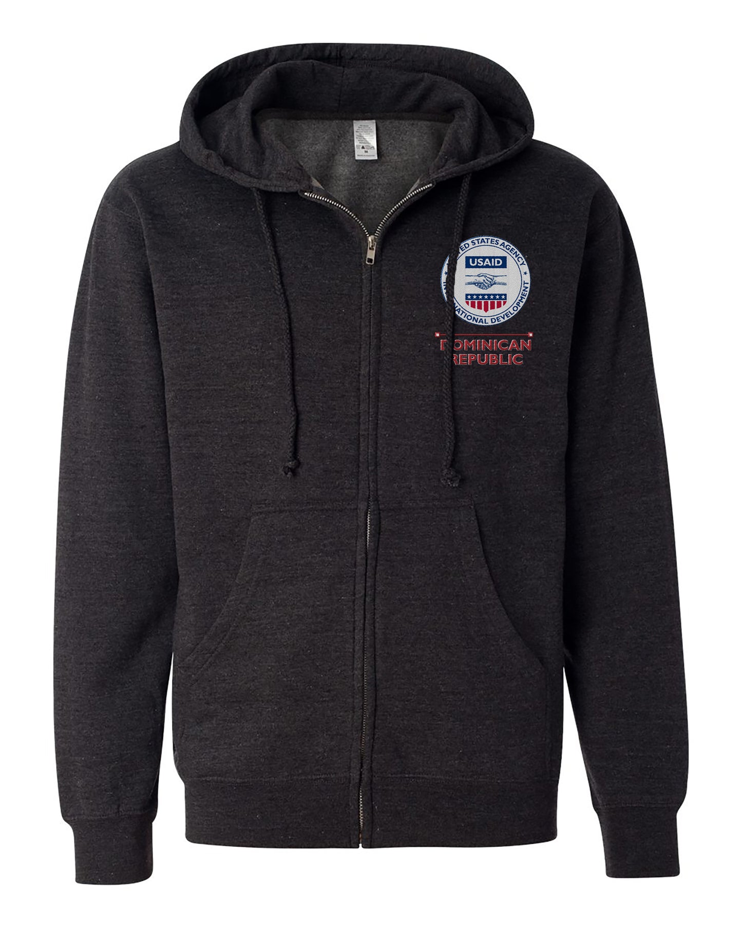 USAID Embroidered Hoodie: Dominican Republic