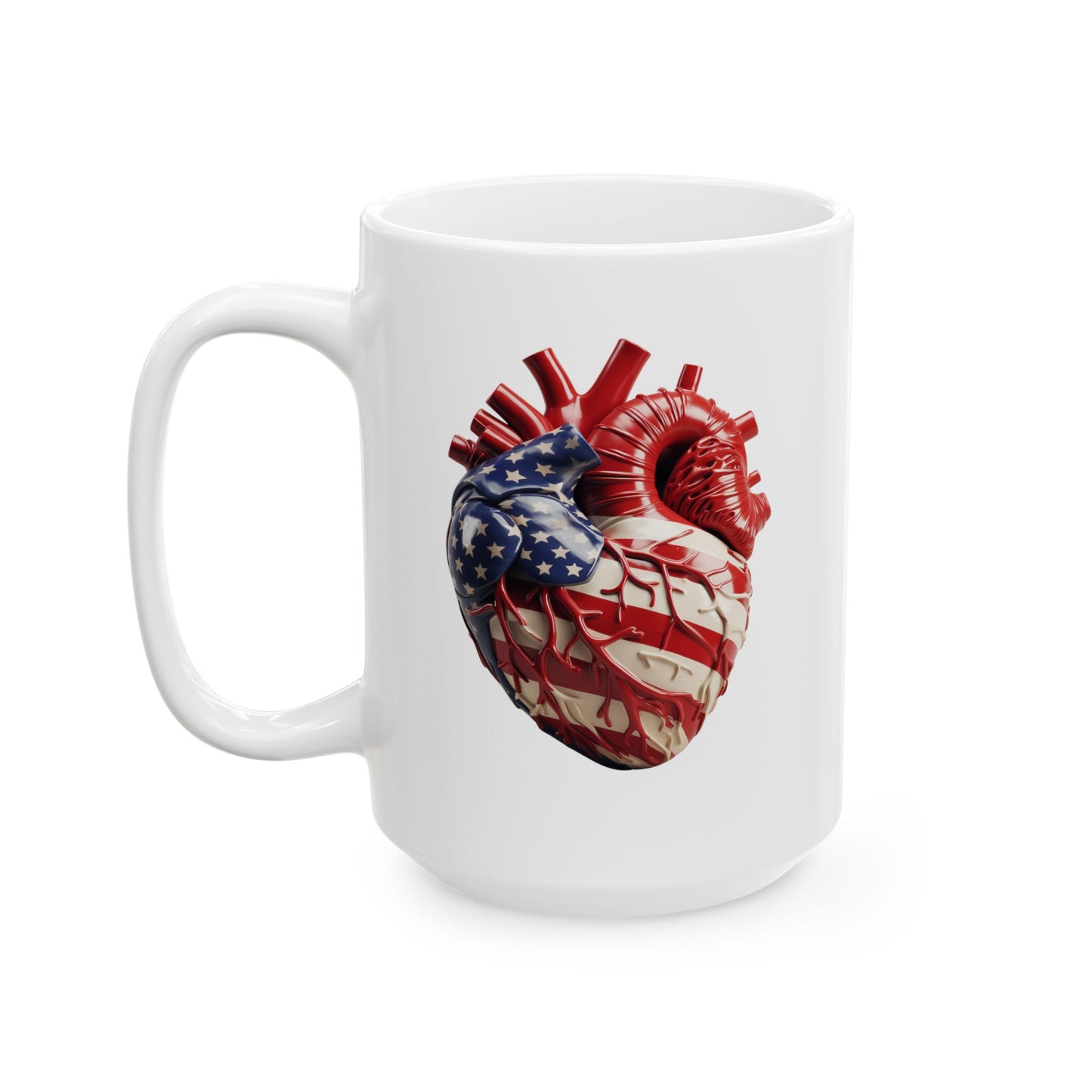 Heart of a Patriot Mug: Global