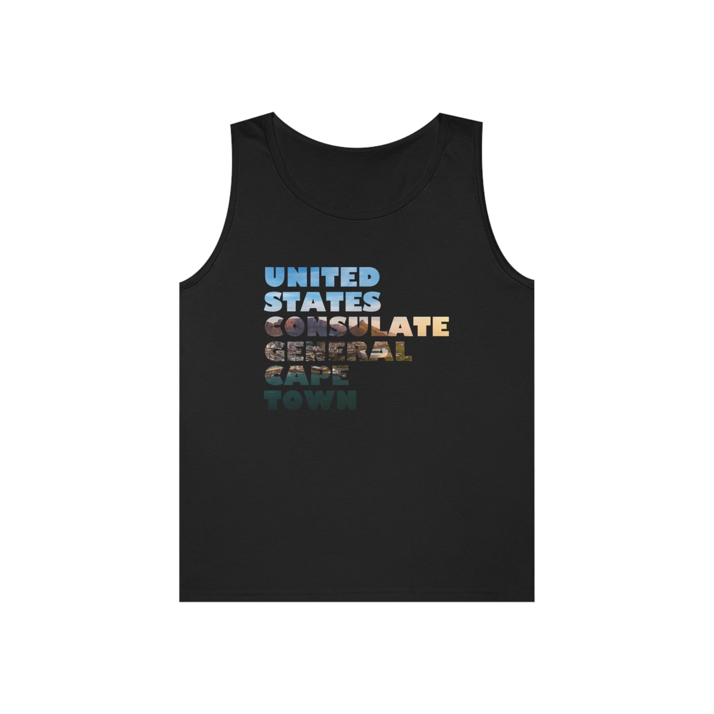 Read the Lines Tank Top: Cape Town