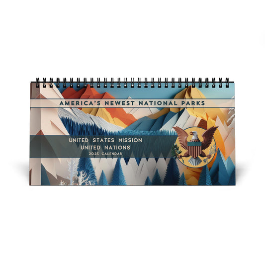 2025 Calendar Celebrating our 12 Newest National Parks: United Nations