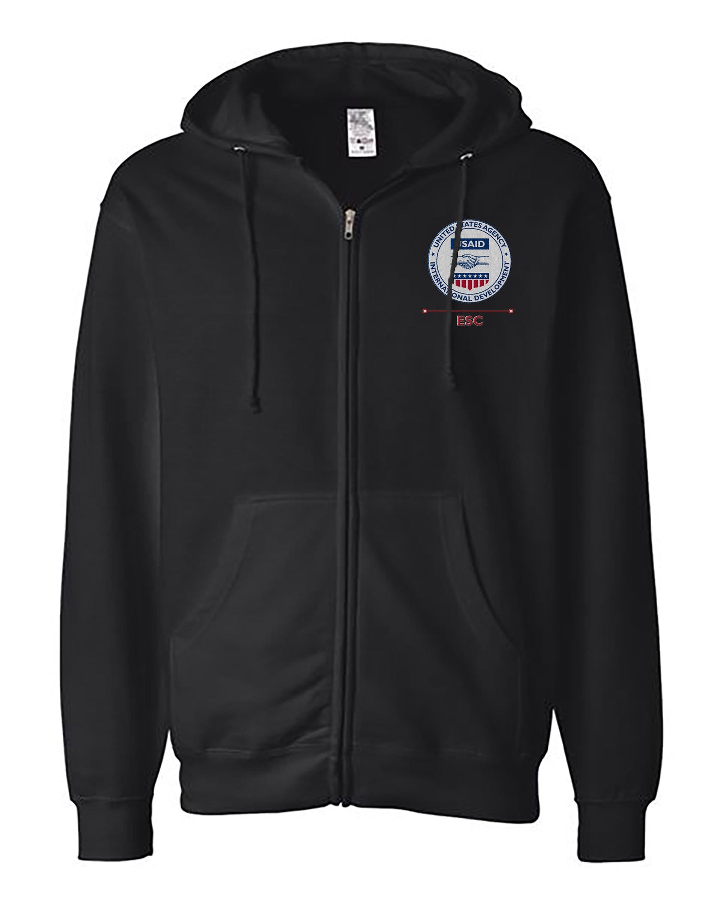 USAID Embroidered Hoodie: Eastern and Southern Caribbean