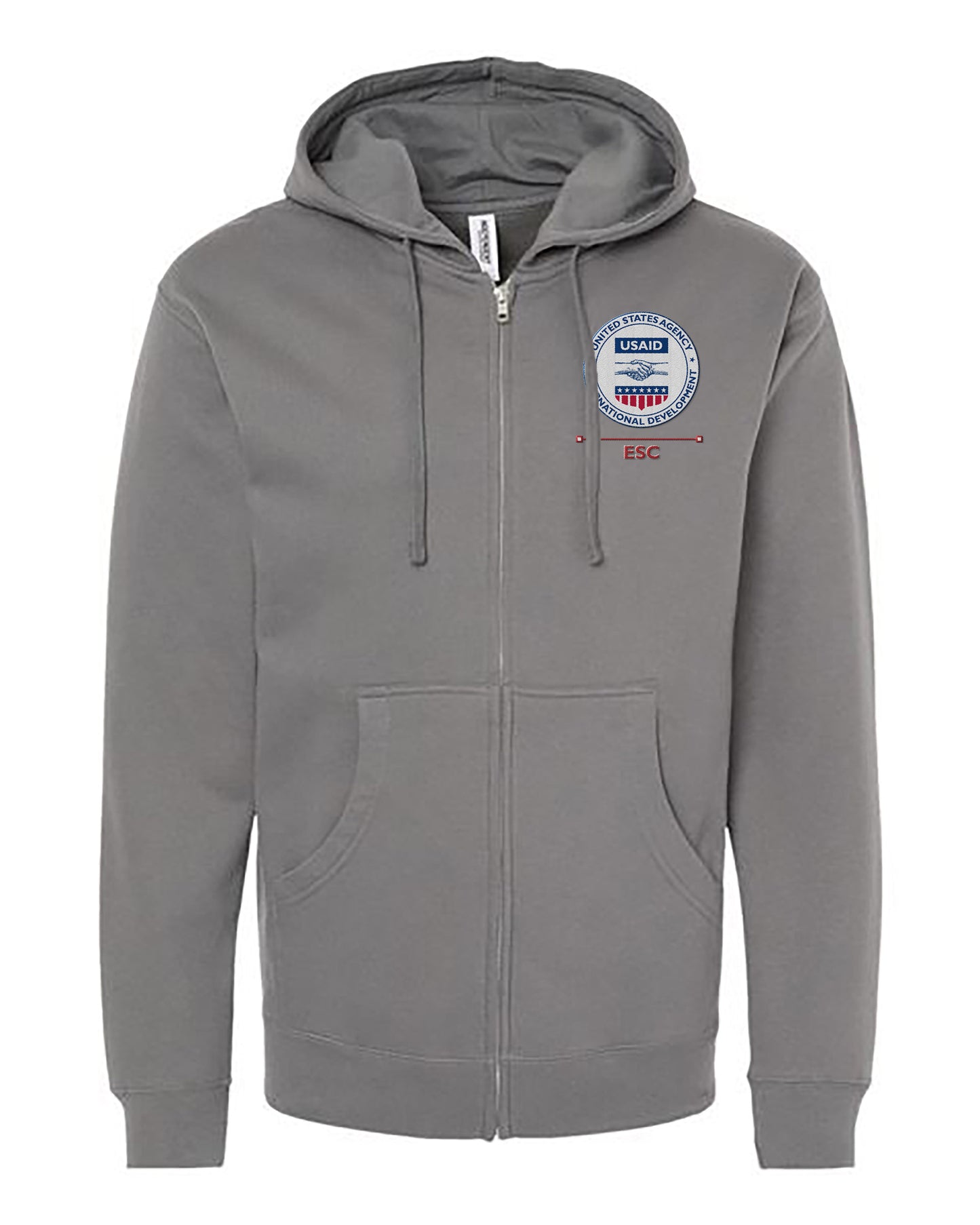 USAID Embroidered Hoodie: Eastern and Southern Caribbean